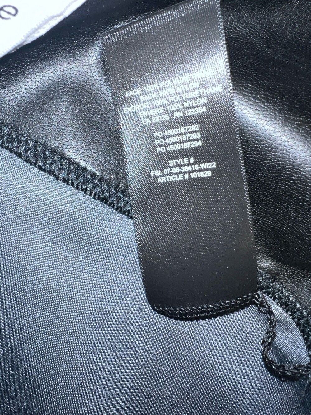 Wilfred Free Aritzia Daria Flare Legging Womens L Vegan Leather High Rise New - Picture 9 of 11